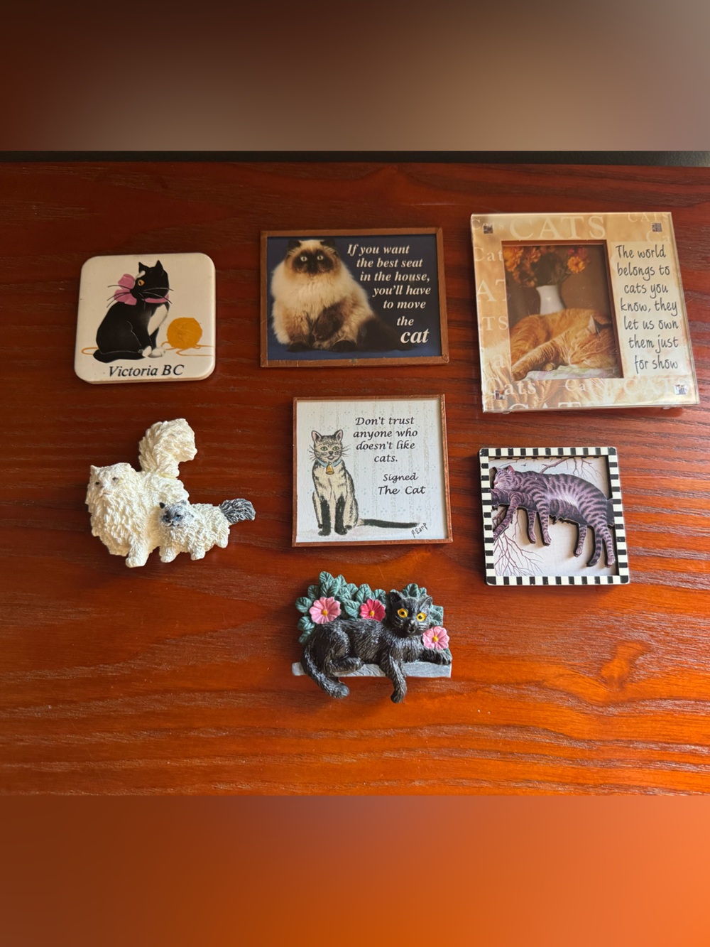 Vintage Cat Magnet Lot - 80’s & 90’s - Fridge Magnets